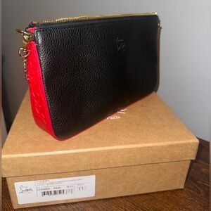 Christian Louis Vuitton Chain Clutch Bag